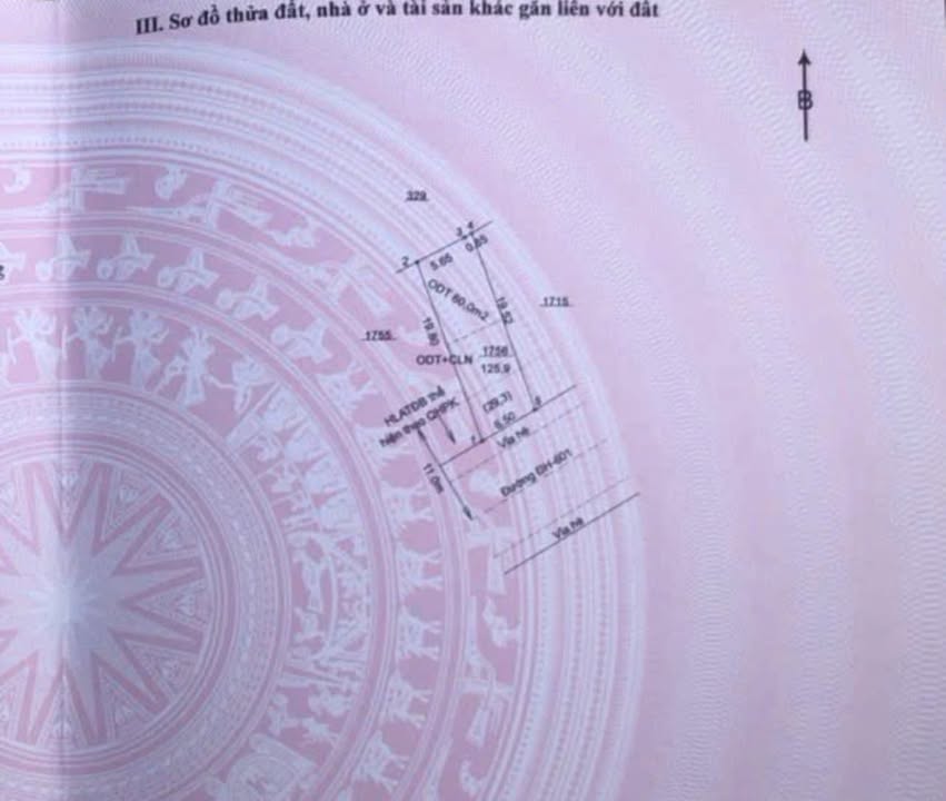 Đất thổ cư mặt tiền DH601 Tân Định 123m² giá 1.9 tỷ - Cơ hội đầu tư hấp dẫn!