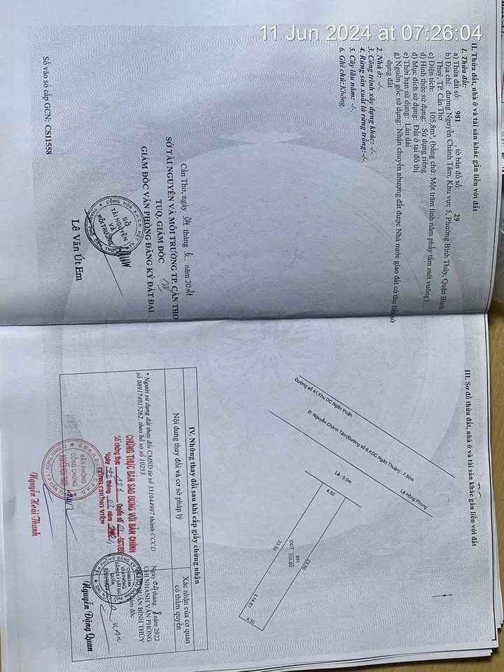 Đất nền KDC Ngân Thuận, Bình Thủy, Cần Thơ 105m² chỉ 4.9 tỷ - Sổ hồng riêng từng nền!