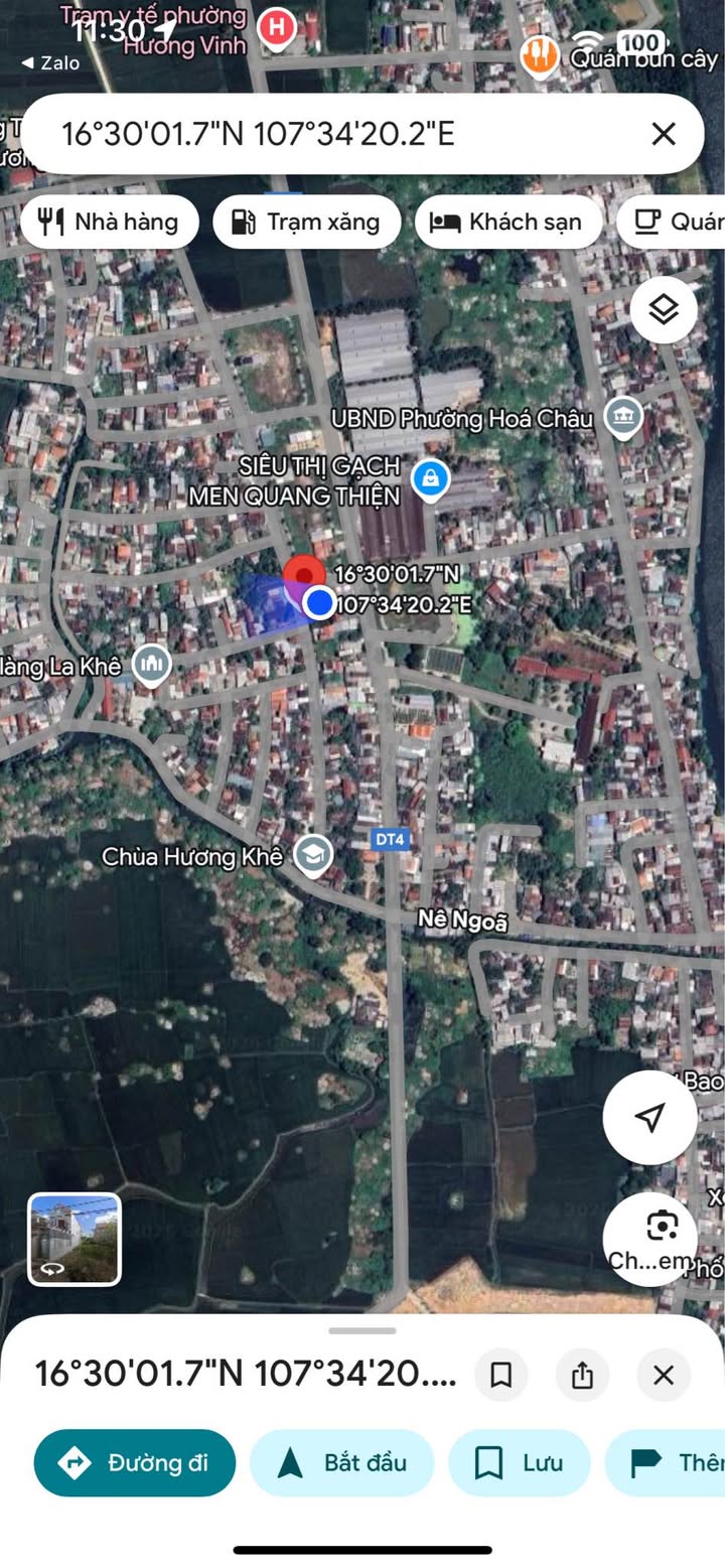 Đất nền 130m² Phường Hương Vinh - Giá chỉ 1.8 tỷ - Cơ hội đầu tư tốt!