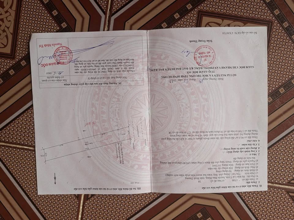 Đất nền xã Bàu Bàng 2100m² giá 6.5 tỷ - Cơ hội đầu tư hấp dẫn!