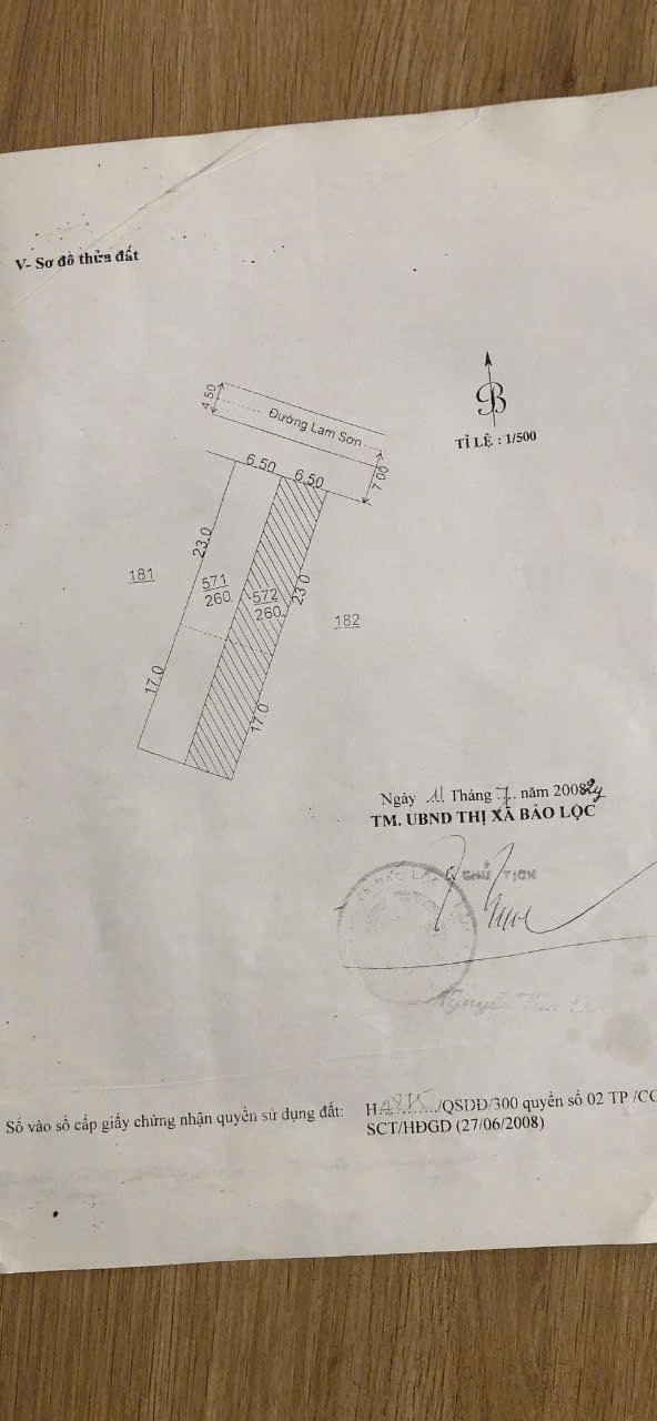 Nhà mặt tiền kinh doanh Lam Sơn, Bảo Lộc 260m² giá thỏa thuận - Sẵn sàng vào ở!