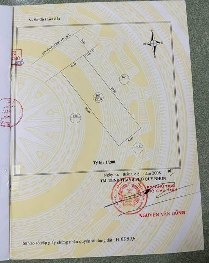 Đất nền mặt tiền đường Võ Liệu, Quy Nhơn 120m² giá 7 tỷ - Cơ hội đầu tư tuyệt vời!