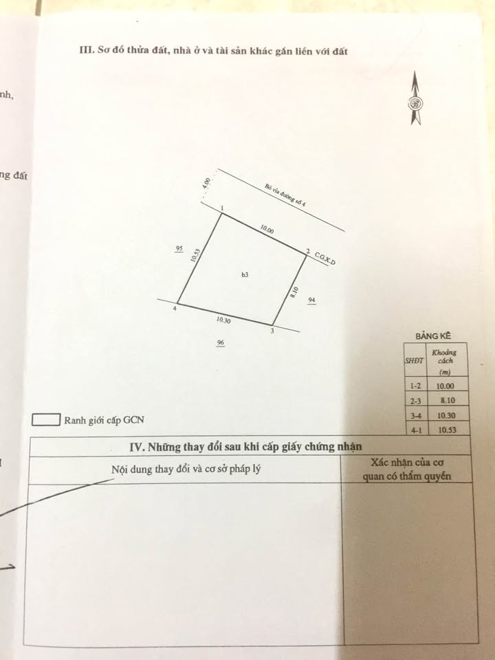 Nhà phố 62 Huỳnh Văn Thống, Quy Nhơn 93m² giá 4 tỷ - Chính chủ, ô tô vào tận nhà!