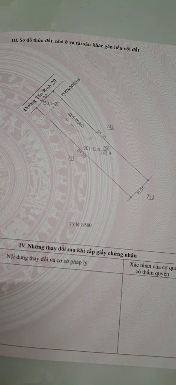 Đất nền Tân Uyên Bình Dương 540m² giá 2.599 tỷ - Cơ hội đầu tư hấp dẫn!