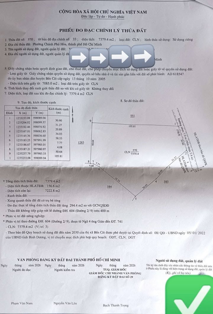 Đất nền Chánh Phú Hòa 7393m² giá 13 tỷ - Đầu tư sinh lời ngay!