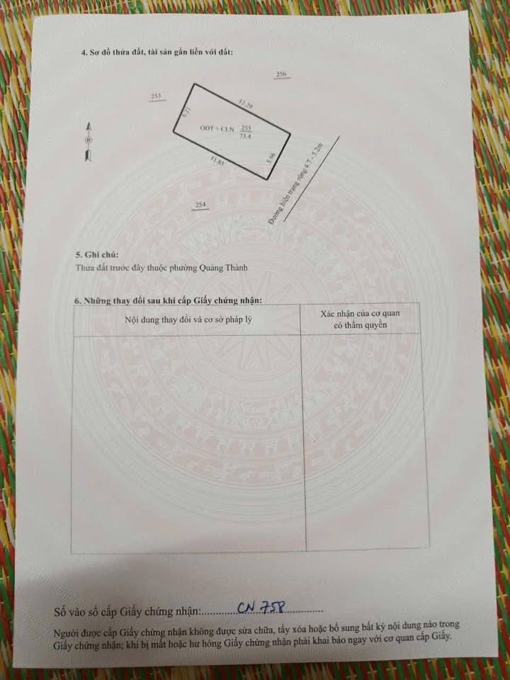 Nhà cấp 4 Thanh Hóa 73m² giá 3 tỷ - Gần chợ Thành Mai!
