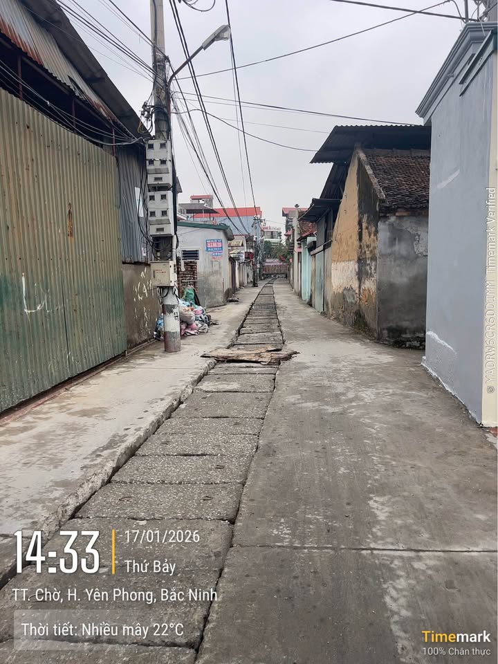 Đất thổ cư Yên Trung, Yên Phong 60m² giá 1 tỷ - Lô góc đẹp, sổ đỏ chính chủ!