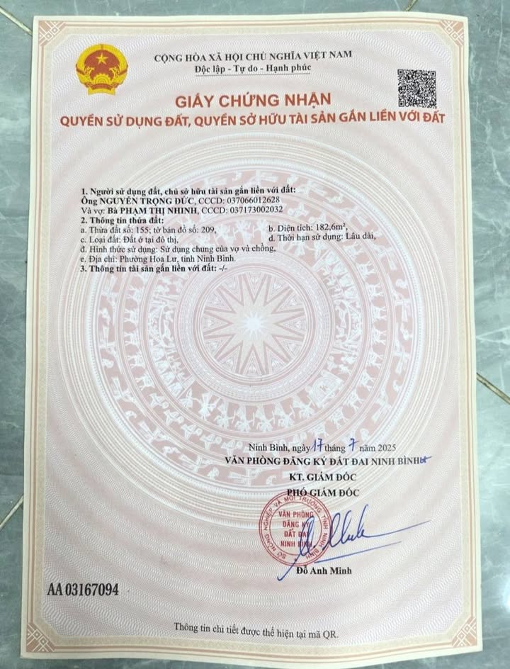 Đất nền phố Trung Thành Ninh Khánh 182.6m² giá chỉ 1x tỷ - Cơ hội đầu tư hấp dẫn!