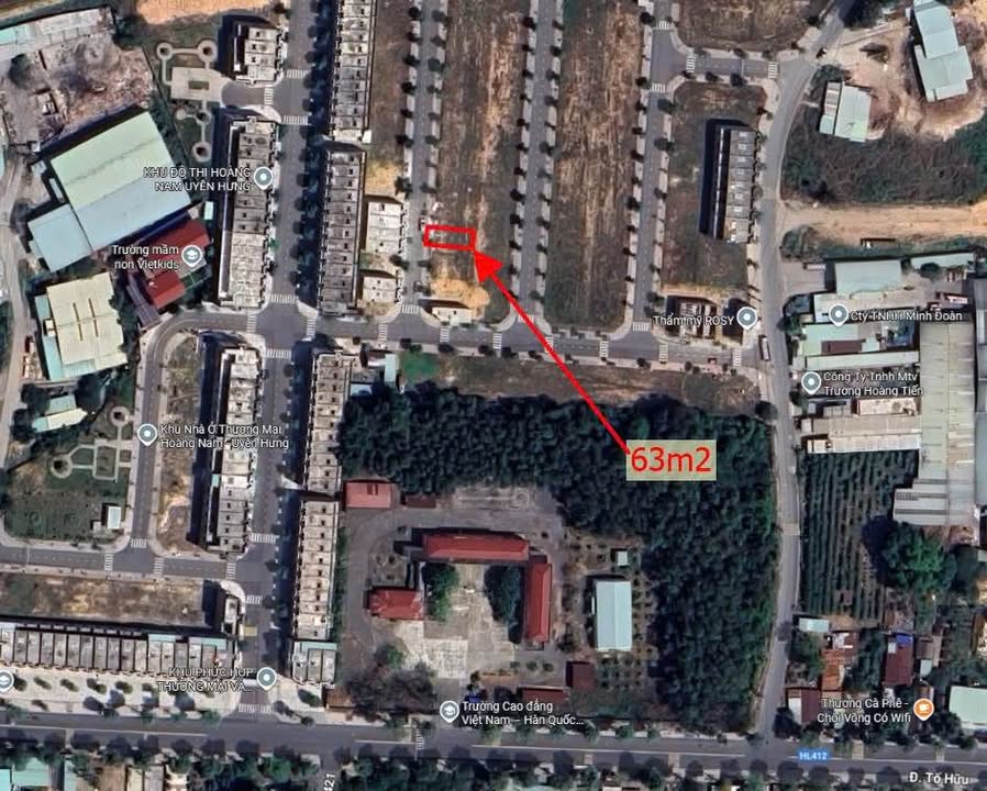 Đất thổ cư 63m² tại Phường Uyên Hưng, Tân Uyên chỉ 1,6 tỷ - Sổ đỏ chính chủ!