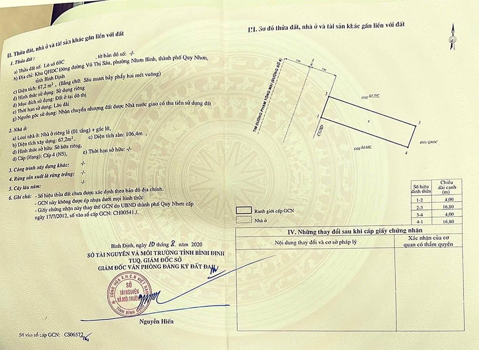 Nhà mặt tiền Phạm Tông Mại, Nhơn Bình 67m² giá 3.2 tỷ - Cơ hội đầu tư tuyệt vời!