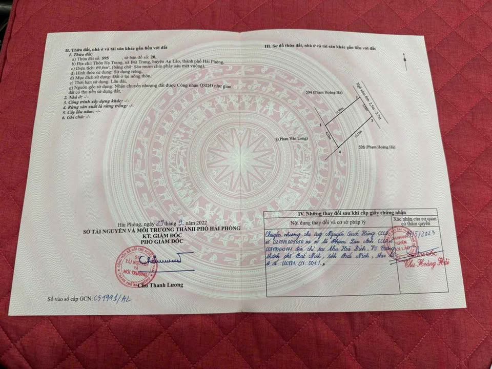 Đất nền Hạ Trang, An Lão 70m² giá chỉ 600 triệu - Cơ hội đầu tư sinh lời!