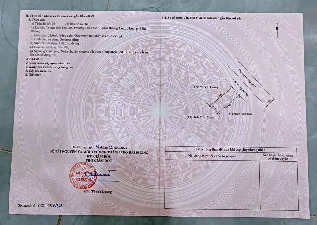 Lô đất Tân Thành Dương Kinh 52m² giá thỏa thuận - Cơ hội đầu tư hiếm có!