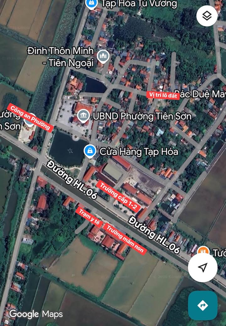 Đất nền lô góc 2 mặt tiền TDP Minh Lương, Tiên Sơn, 97m² - Giá đầu tư hấp dẫn!