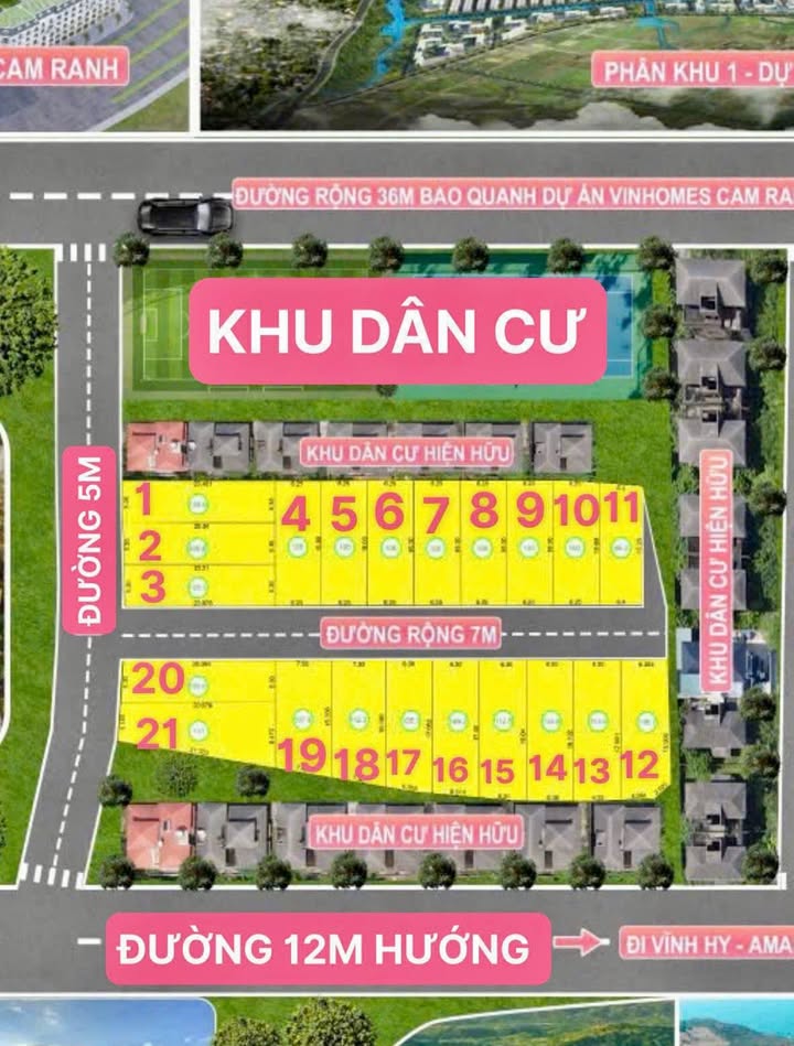 Đất nền thôn Nước Ngọt, Cam Ranh 125m² giá tốt - Mở bán 21 lô đẹp nhất!