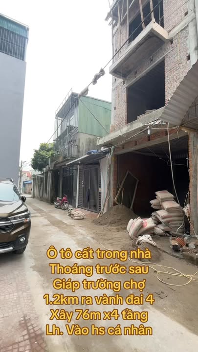 Townhouse An Khánh 76m² giá 6 tỷ - Ô tô cất trong nhà!