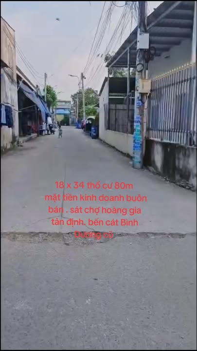 Mặt tiền FrontHouse Khu 2 Tân Định 612m² giá 6 tỷ - Cơ hội đầu tư hấp dẫn!