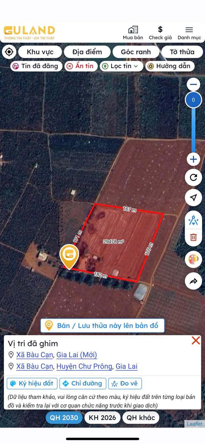 Đất trồng cây ngắn ngày tại xã Bàu Cạn, Long Thành - Giá thỏa thuận hấp dẫn!