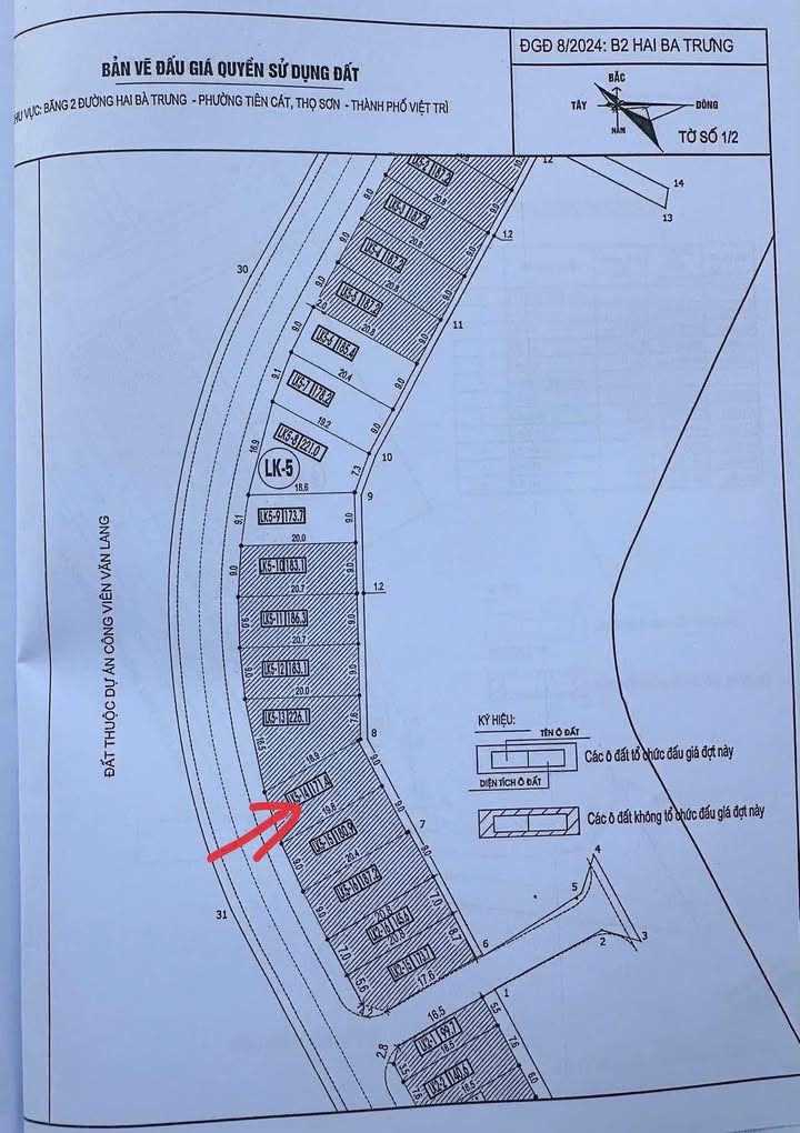 Đất nền Phường Thọ Sơn, Việt Trì 171m² giá 24.885 tỷ - Đầu tư lý tưởng!