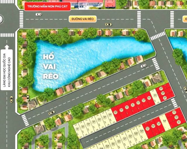Đất nền Vai Réo – Phú Cát 100m² giá 4 tỷ - Vị trí đắc địa, an ninh tốt!