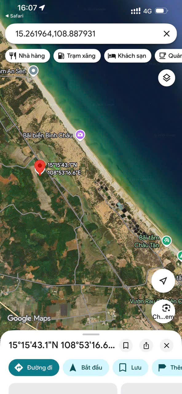 Đất CLN ven biển Châu Tân 307m² giá 69 triệu - Sổ hồng chính chủ!