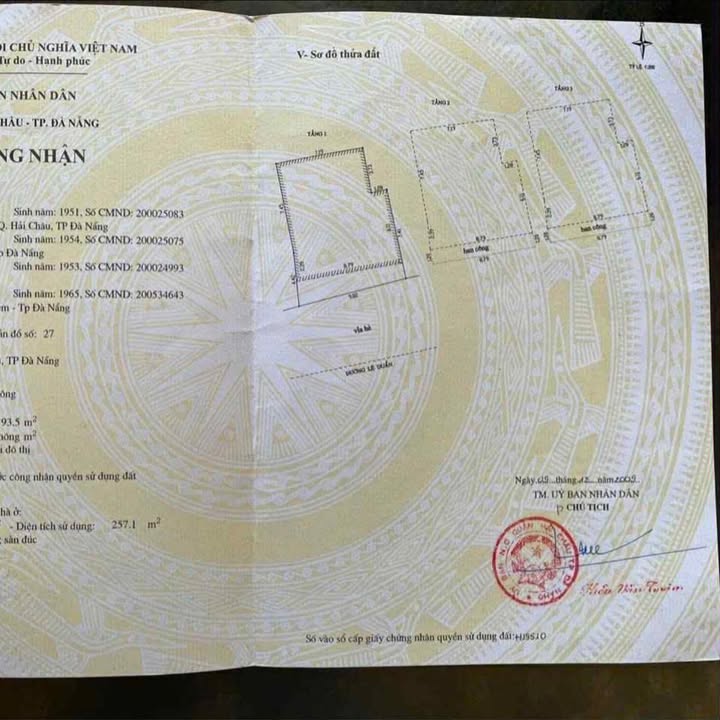 Nhà 3 tầng mặt tiền Lê Duẩn, Đà Nẵng 96m² giá 34 tỷ - Cơ hội đầu tư hiếm có!