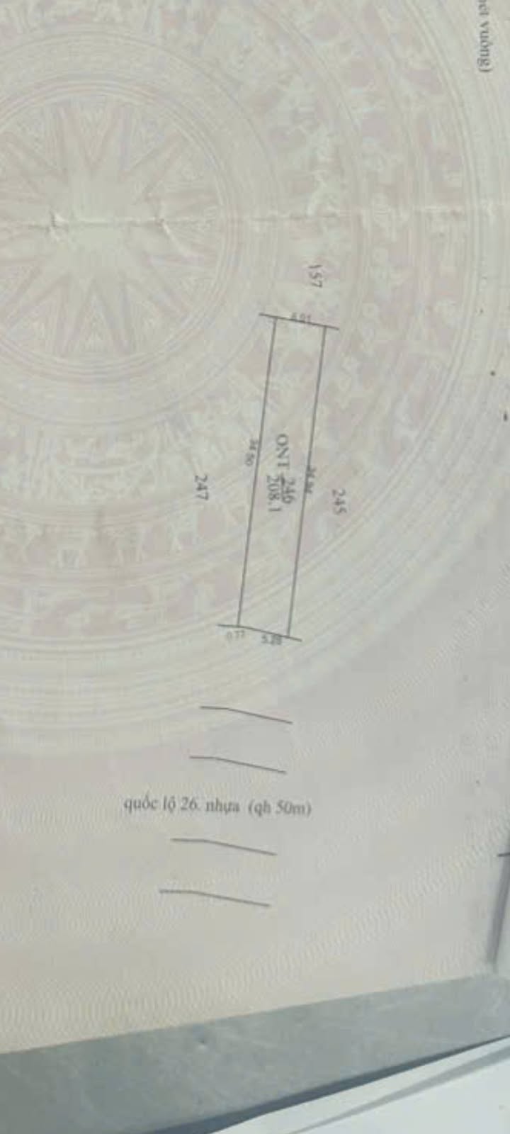 Đất nền mặt tiền Quốc lộ 26, Phước An, 210m² giá 2.3 tỷ - Cơ hội đầu tư hấp dẫn!
