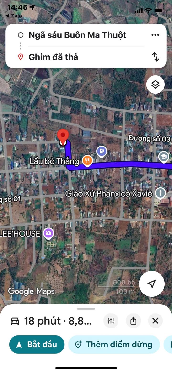 Đất thổ cư 320m² Thôn 8, Cư Êbur, Buôn Ma Thuột giá chỉ 2 tỷ - Đầu tư sinh lời ngay!