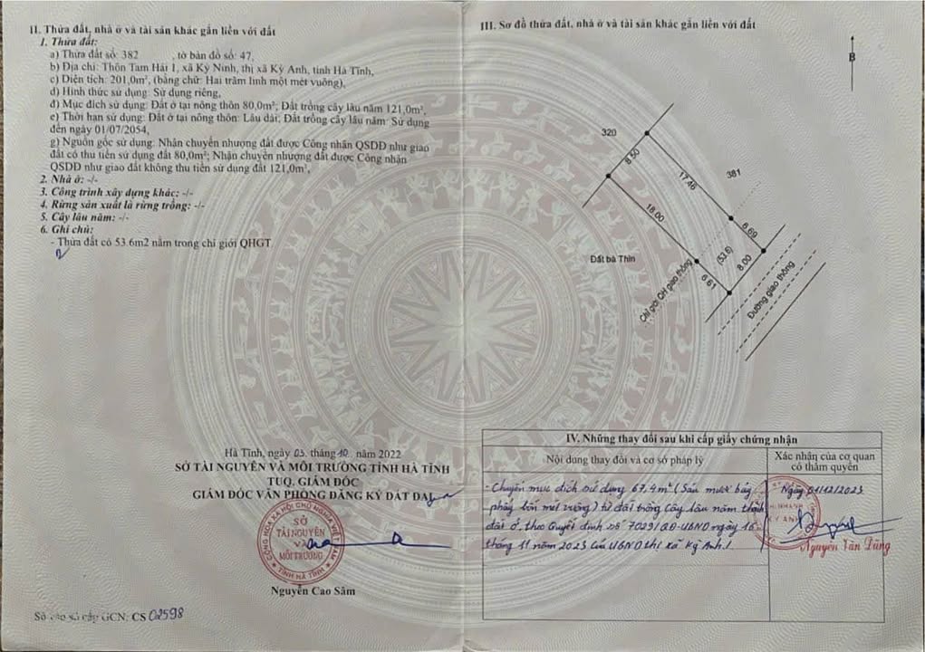 Đất liền kề 588m² tại Kỳ Ninh, Kỳ Anh - Giá 3 tỷ, vị trí đắc địa!