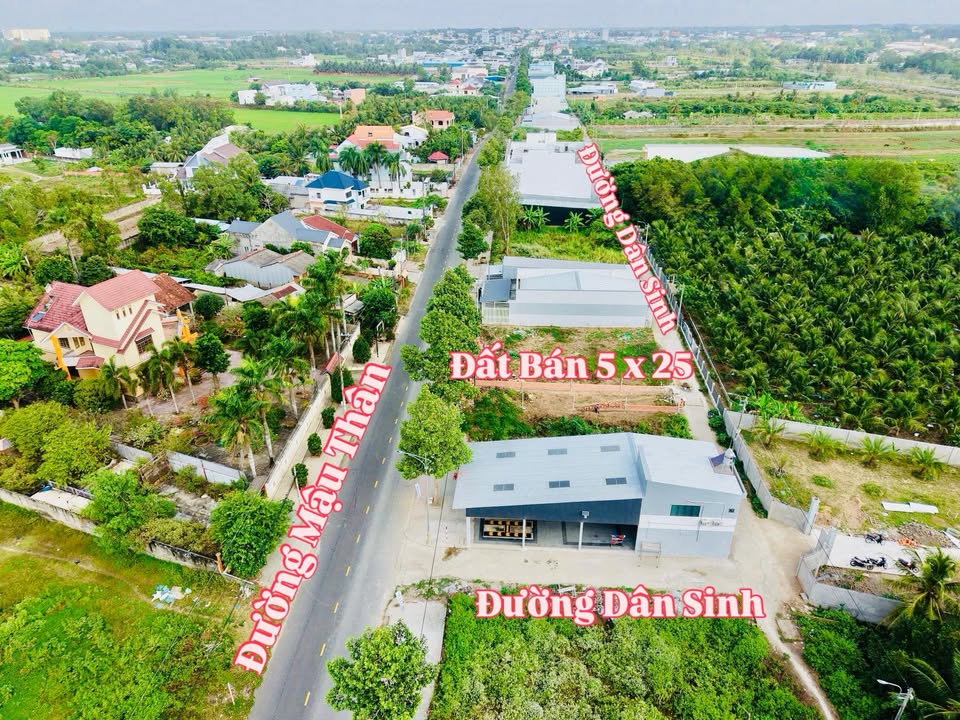 Đất nền 125m² Mặt Tiền Đường Mậu Thân chỉ 1.7 tỷ - Đầu tư sinh lời ngay!