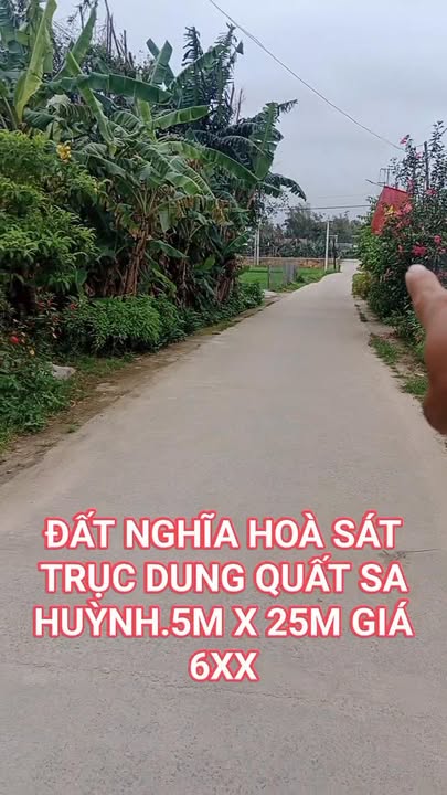 Đất nền Nghĩa Hòa, Tư Nghĩa, 125m² giá chỉ 600 triệu - Cơ hội đầu tư hấp dẫn!