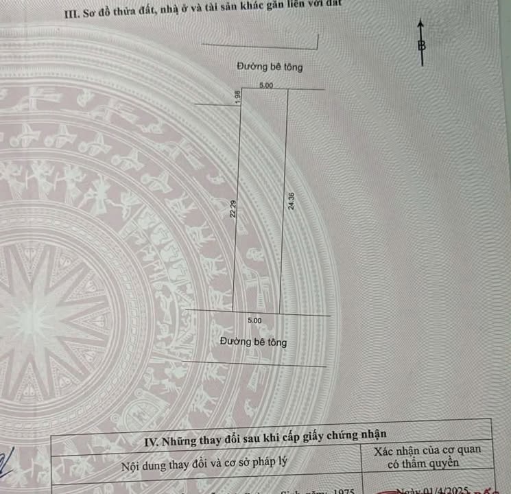 Đất 2 mặt tiền thôn Quang Châu, Hòa Vang, Đà Nẵng 121.6m² - Giá tốt, giảm 200 triệu!