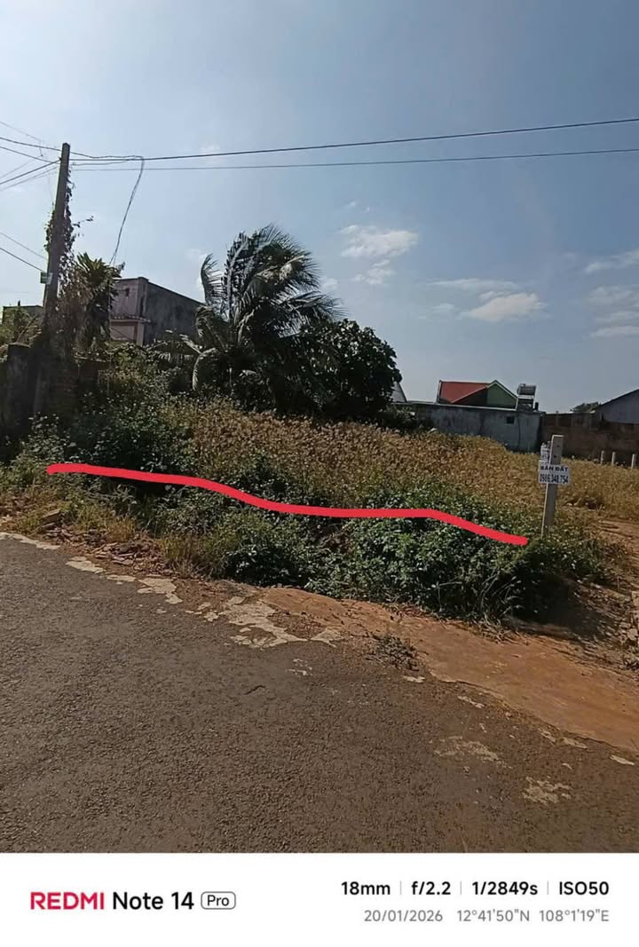 Đất thổ cư mặt tiền Đường D Cưbua, Buôn Ma Thuột 115m² giá 2.39 tỷ - Cơ hội đầu tư hấp dẫn!