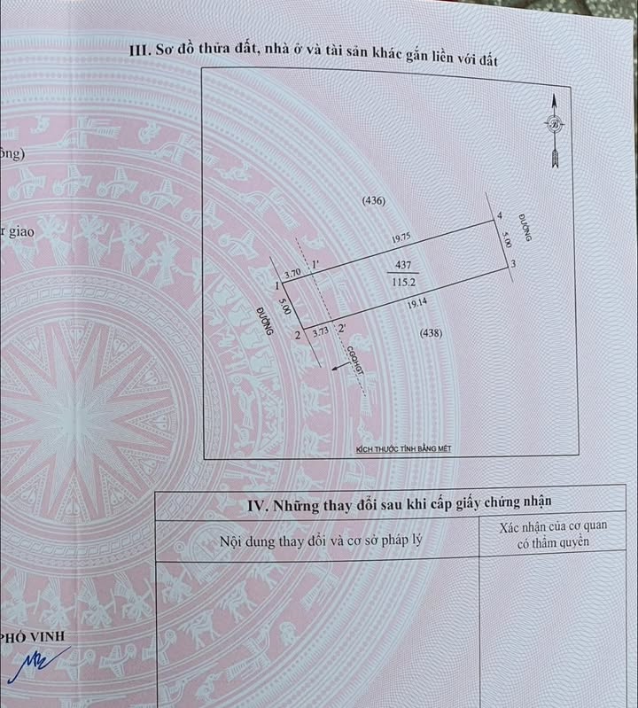 Đất nền Nghi Phú 115m² giá 4 tỷ - Cơ hội đầu tư sinh lời!