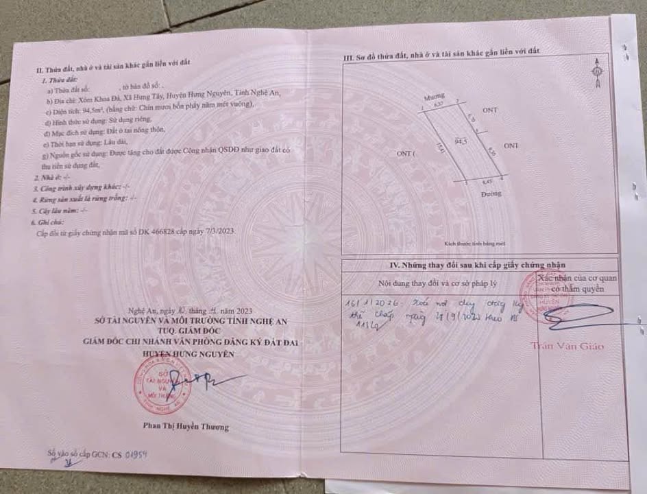 Đất nền Hưng Tây, Hưng Nguyên 95m² giá 2.6 tỷ - Đầu tư sinh lời ngay!