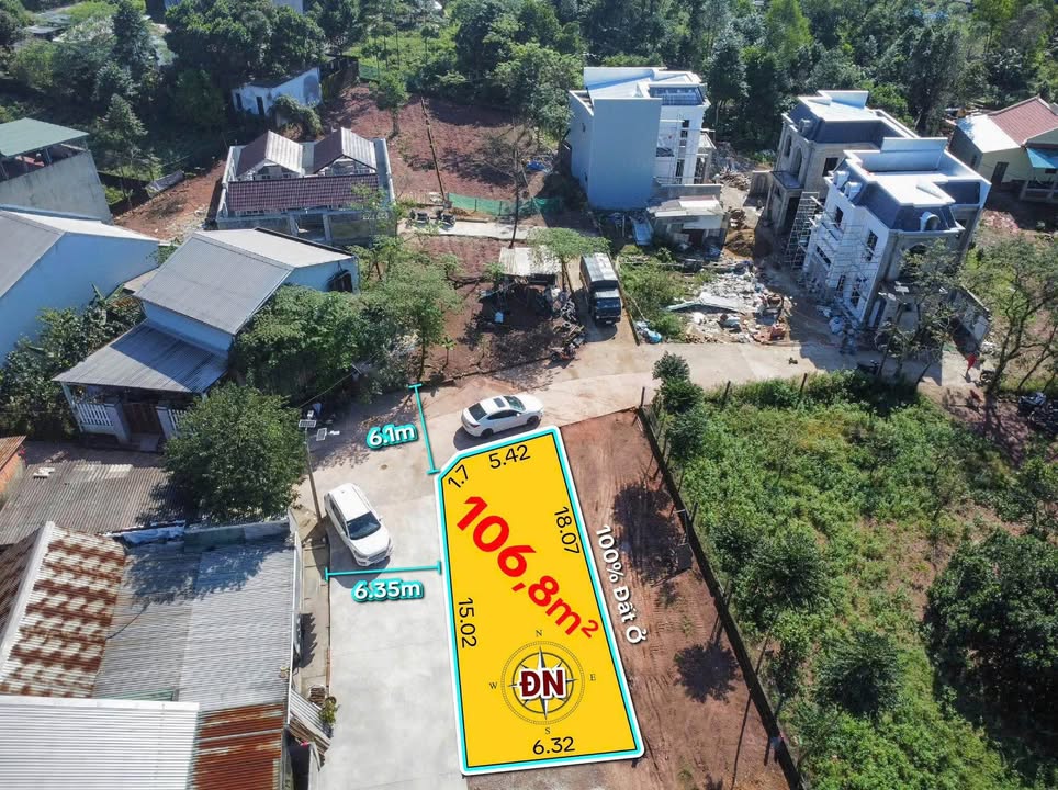 Lô đất góc Kiệt Vũ Ngọc Phan, Thủy Xuân 106.8m² giá 1.7 tỷ - Đất sạch, vị trí đẹp