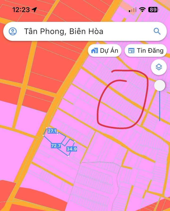 Đất nền kp 11, Phường Tân Phong 90m² giá 600 triệu - Cơ hội đầu tư tuyệt vời!