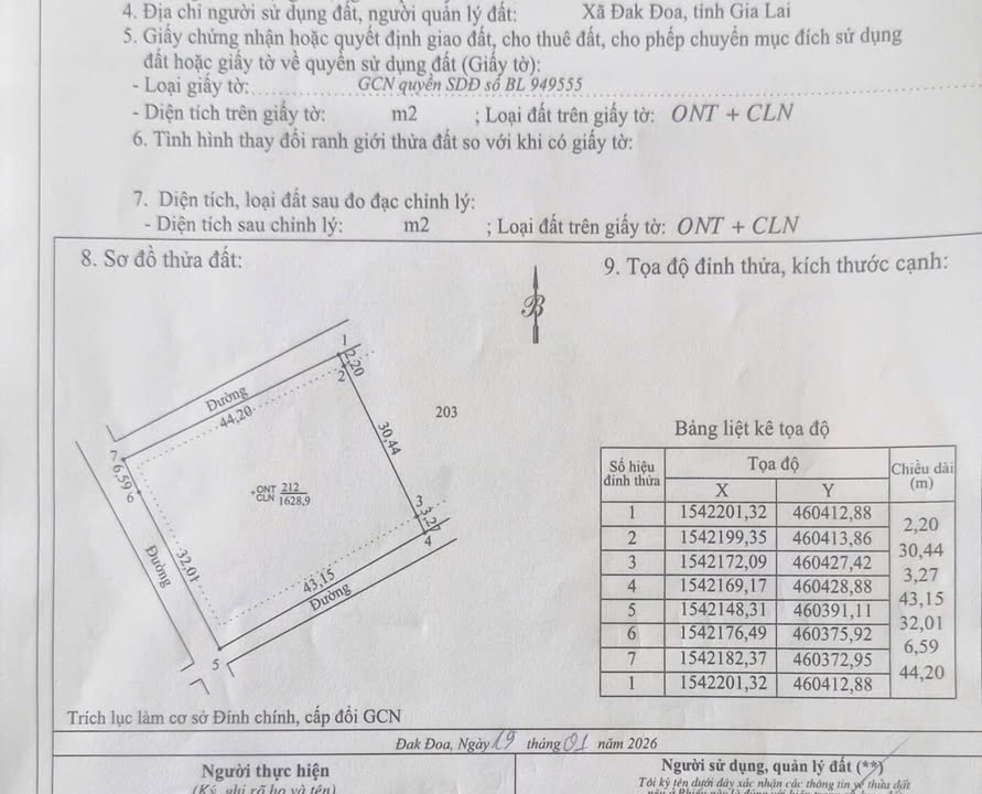Lô đất thổ cư 400m² tại Đăk Đoa - Cơ hội đầu tư hấp dẫn!