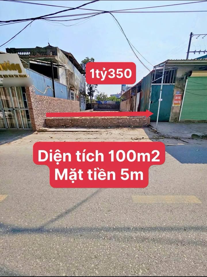 Đất nền mặt đường chính Bắc Ninh 100m² giá 1.35 tỷ - Cần bán gấp!