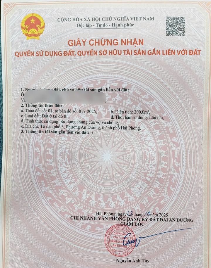 Bán FrontHouse 200m² mặt đường trục thông Tổ dân phố 3 - Vị trí kinh doanh đắc địa!