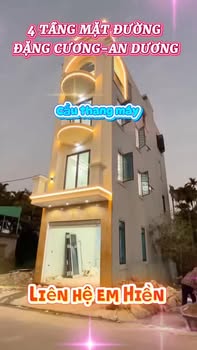 Nhà 4 tầng mặt đường Cầu Thang Máy, An Dương, 60m² - Kinh doanh đỉnh cao!