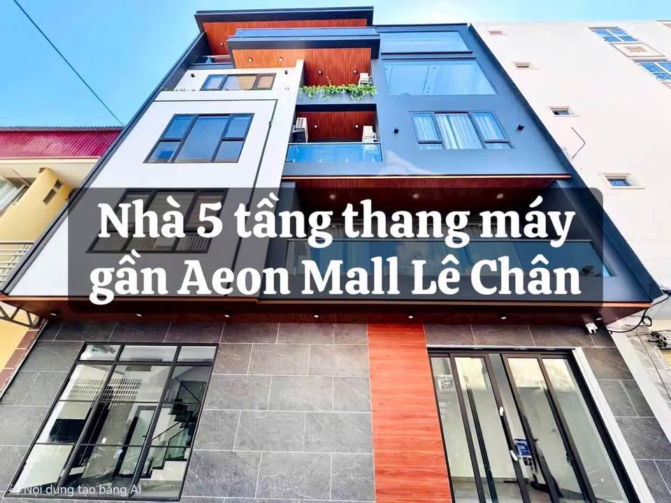 Nhà FrontHouse 5 tầng Phường Kênh Dương 58m² giá 11.5 tỷ - Thiết kế hiện đại, thang máy riêng!
