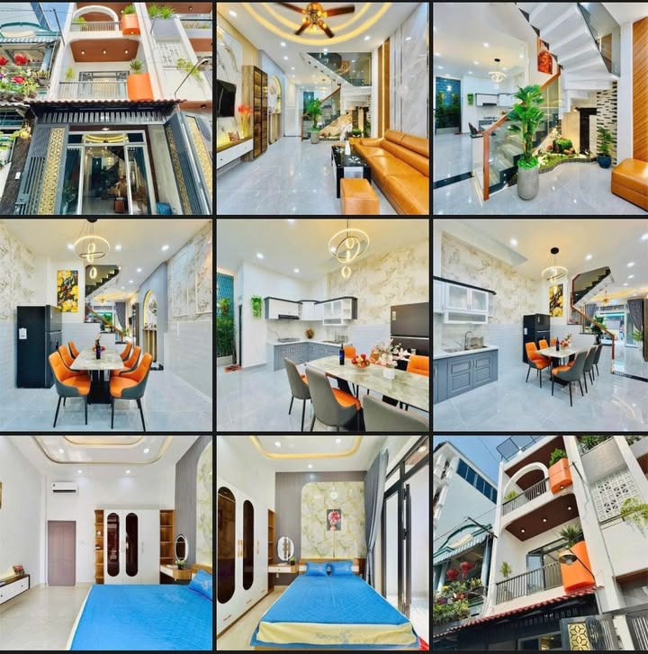 Nhà 4 tầng Đường số 51, P.14, Gò Vấp 56m² giá 8 tỷ - Sổ hồng đầy đủ, xe hơi vào tận nhà!