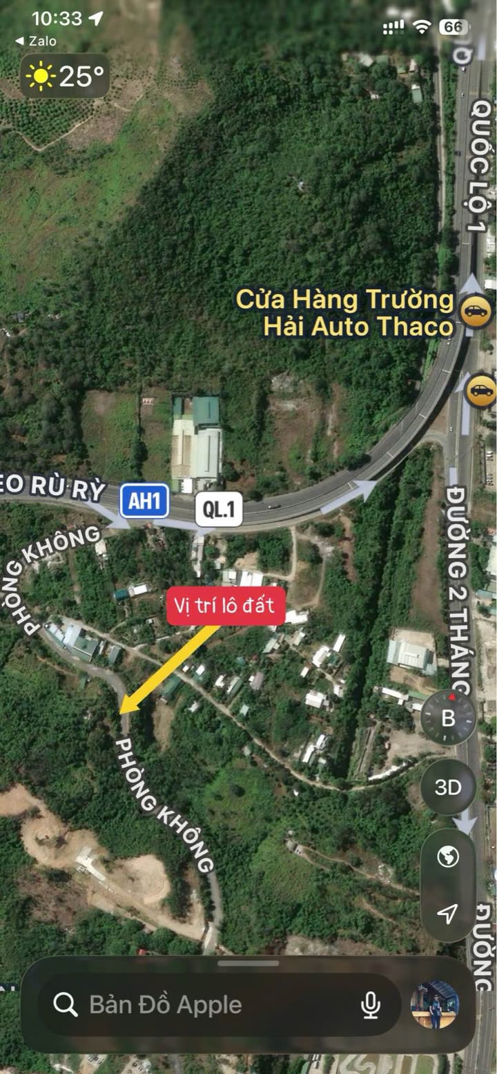 Bán lô đất Đường Phòng Không, Phường Vĩnh Hòa, 5.120m² - Sổ đỏ chính chủ