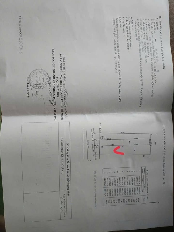 Nhà cấp 4 xã Phú Hòa Đông, Củ Chi 328m² giá 1.55 tỷ - Tiện ích đầy đủ!