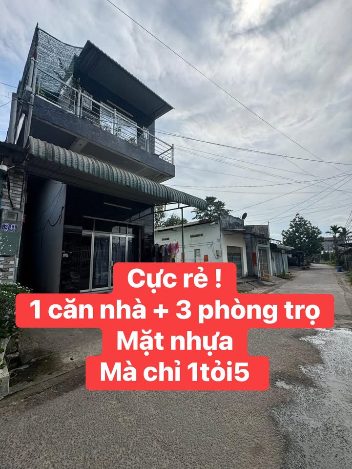 Nhà mặt tiền kinh doanh đường Hùng Vương, Thị Trấn Trảng Bom 122m² giá 1.5 tỷ - Dòng tiền ổn định 4.5 triệu/tháng!