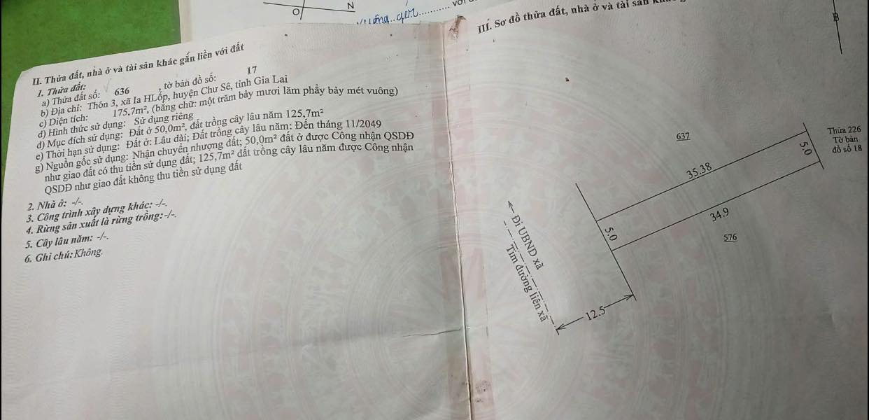 Đất nền thôn 3 xã Ia HLốp 175m² giá 1.55 tỷ - Mặt tiền kinh doanh sầm uất!