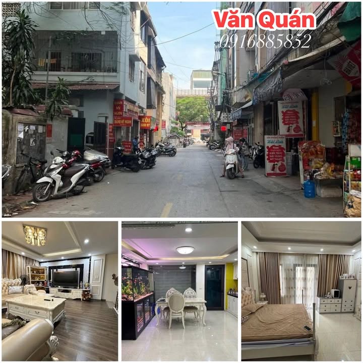 Nhà mặt phố Văn Quán, 60m² giá 15 tỷ - Ô tô tránh, kinh doanh thuận lợi!