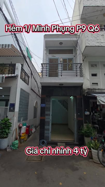 Nhà riêng Hẻm 1/ Minh Phụng 32m² giá 4.5 tỷ - Vị trí thuận lợi ngay cầu vượt