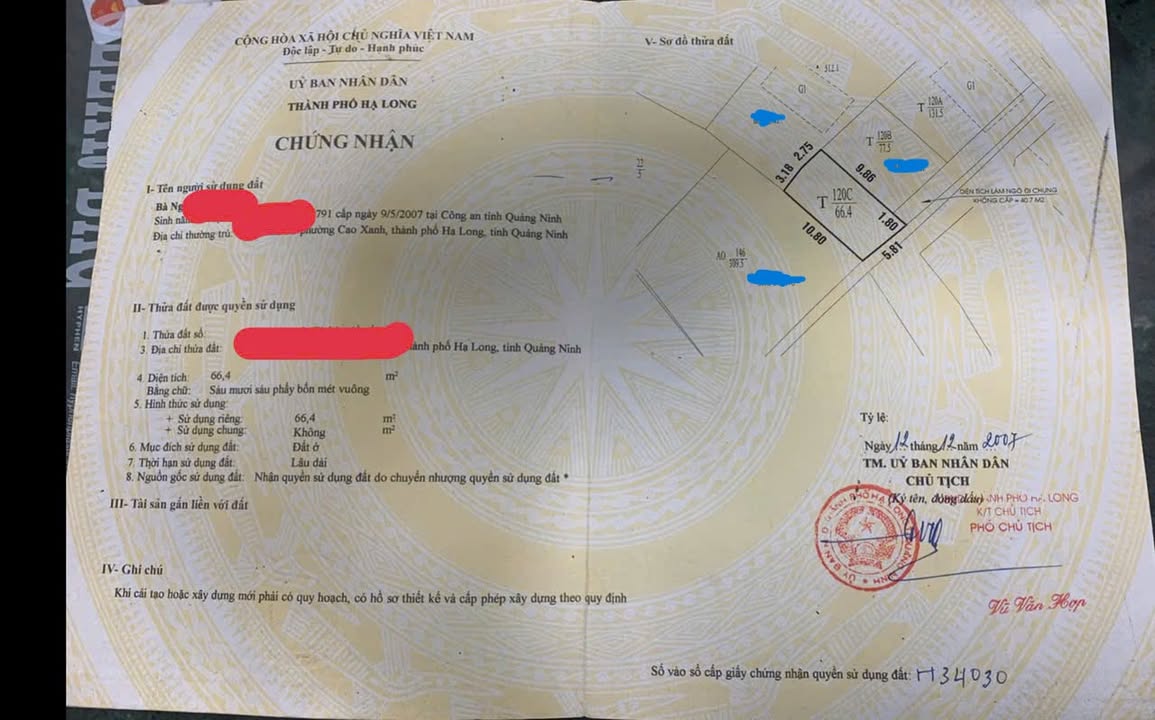 Nhà riêng Ngõ 16 Cao Xanh 66.4m² giá 2 tỷ - Không thể bỏ lỡ!