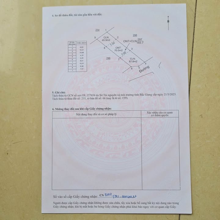 Đất nền Lan Mẫu Lục Nam Bắc Giang 180m² giá 500 triệu - Sổ đỏ chính chủ ngay!